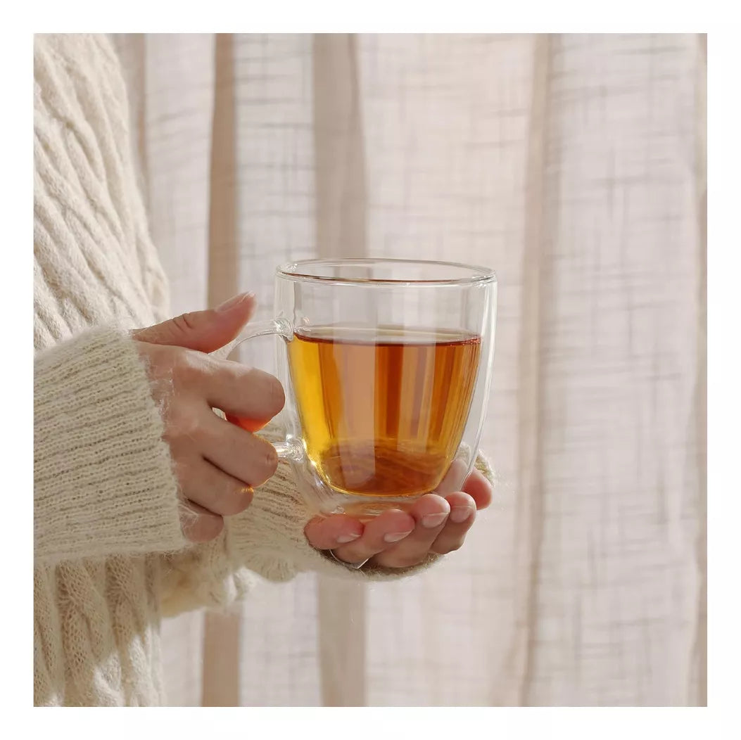 Taza Doble Vidrio