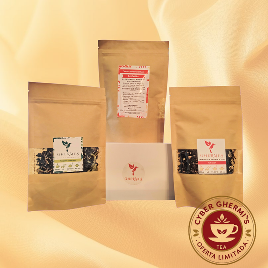 PACK CYBER PROMO 2:  3 TÉS DE 50 G